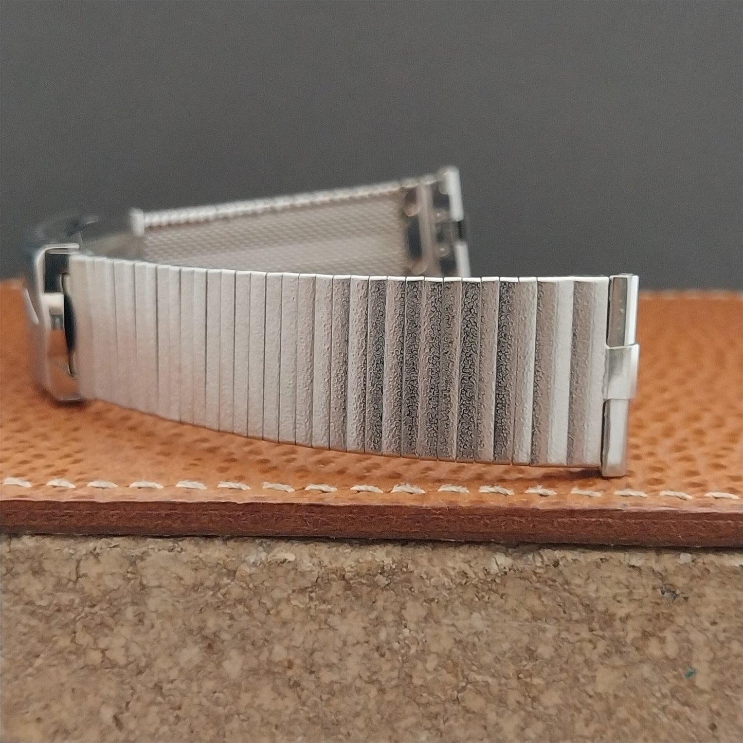 JB Champion 17mm 18mm 19mm Stainless Steel 1960s Vintage Watch Band