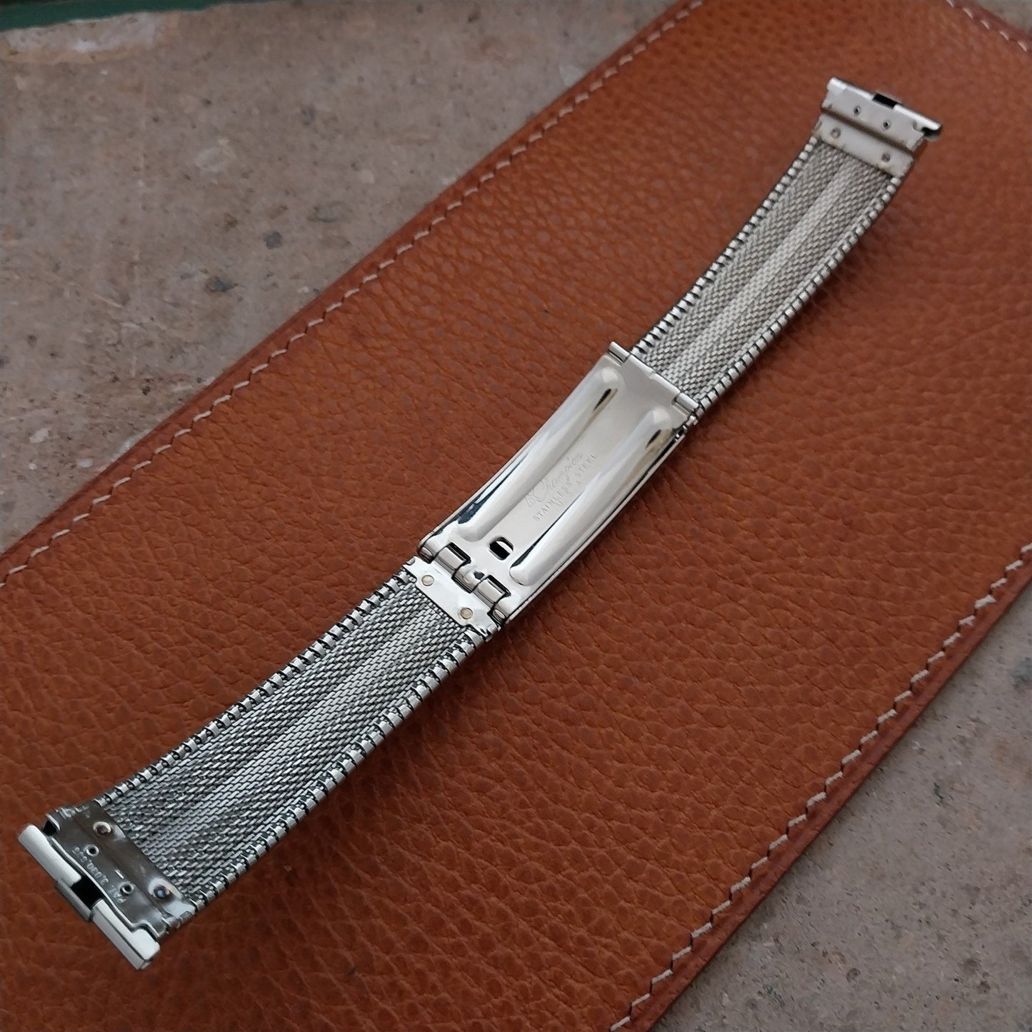 JB Champion 17mm 18mm 19mm Stainless Steel 1960s Vintage Watch Band