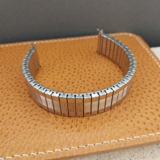 Vintage 1970s Stainless Steel JB Champion Long Classic Expansion NOS Watch Band