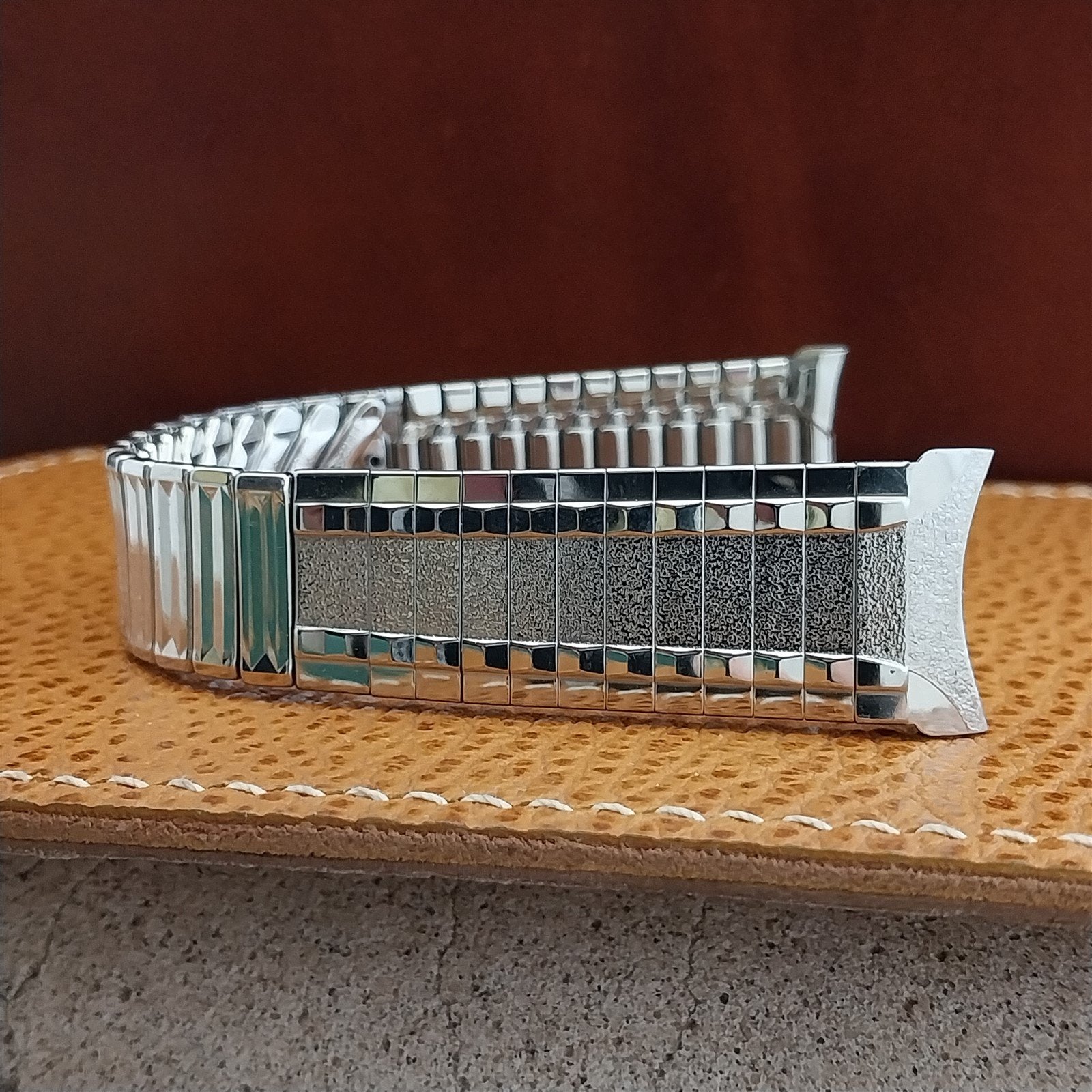 Kreisler 19mm 18mm 17.2mm Stainless Steel nos Unused 1960s Vintage Watch Band