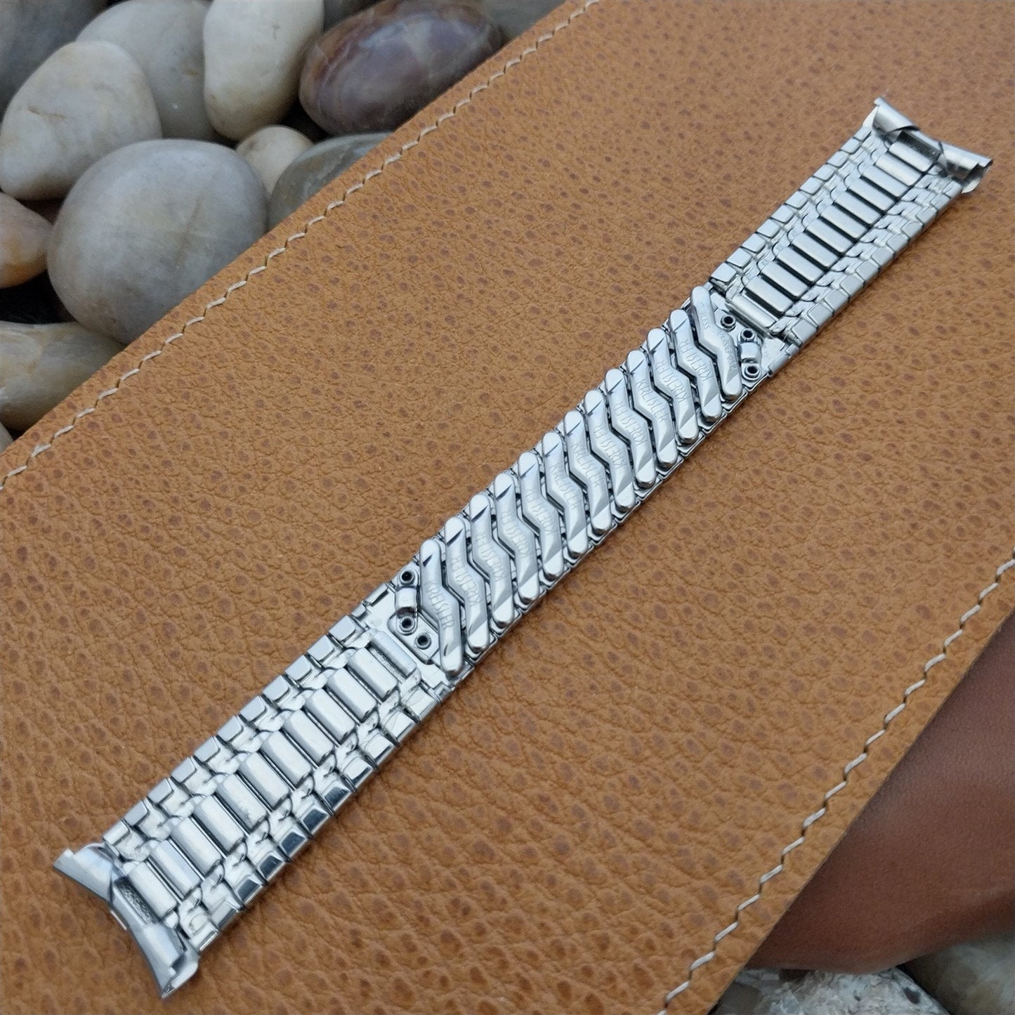 Kreisler 19mm 18mm 17.2mm Stainless Steel nos Unused 1960s Vintage Watch Band