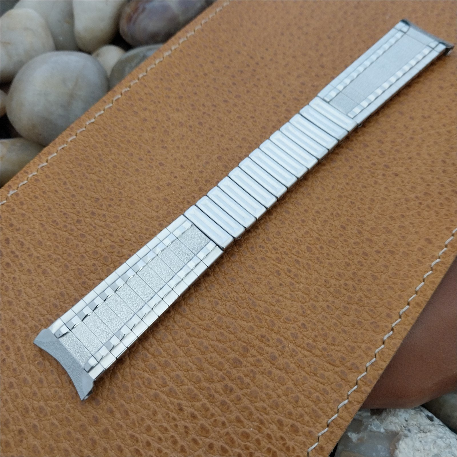 Kreisler 19mm 18mm 17.2mm Stainless Steel nos Unused 1960s Vintage Watch Band