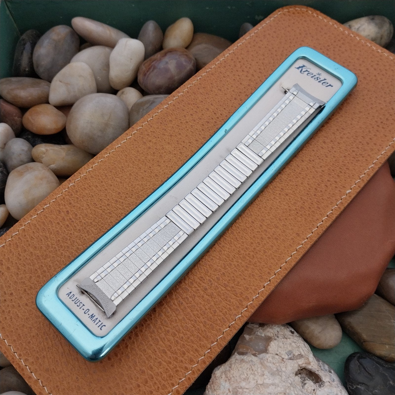 Kreisler 19mm 18mm 17.2mm Stainless Steel nos Unused 1960s Vintage Watch Band