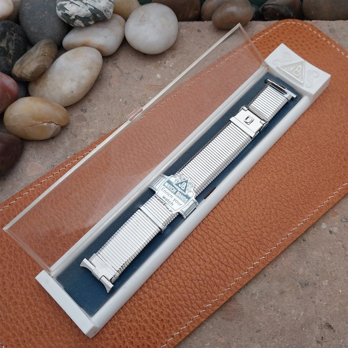 Stainless Steel 19mm 18mm JB Champion Coiled Stainless Komfit Vintage Watch Band