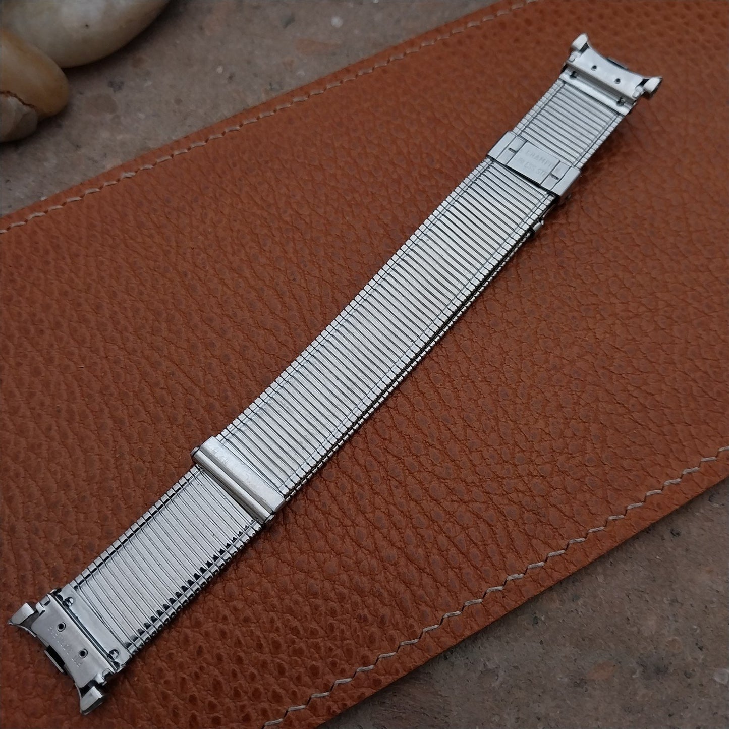 Stainless Steel 19mm 18mm JB Champion Coiled Stainless Komfit Vintage Watch Band