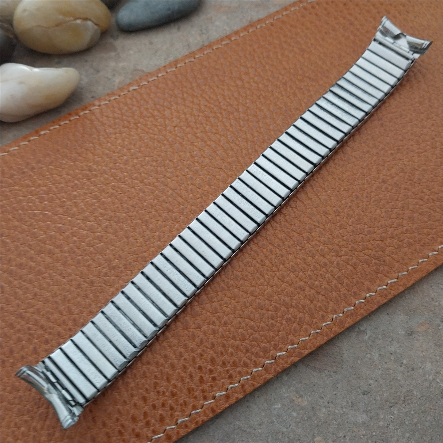 Vintage 19mm 18mm 17mm Kreisler Stainless Classic Stretch Unused 70s Watch Band