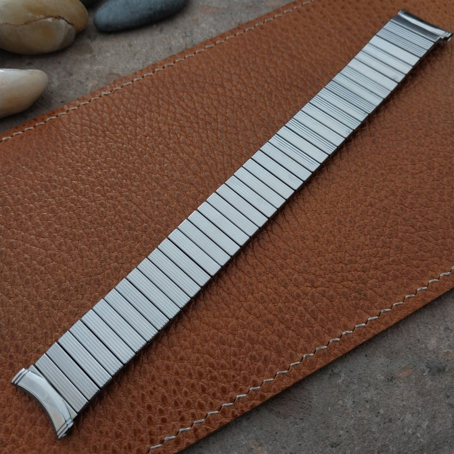 Vintage 19mm 18mm 17mm Kreisler Stainless Classic Stretch Unused 70s Watch Band
