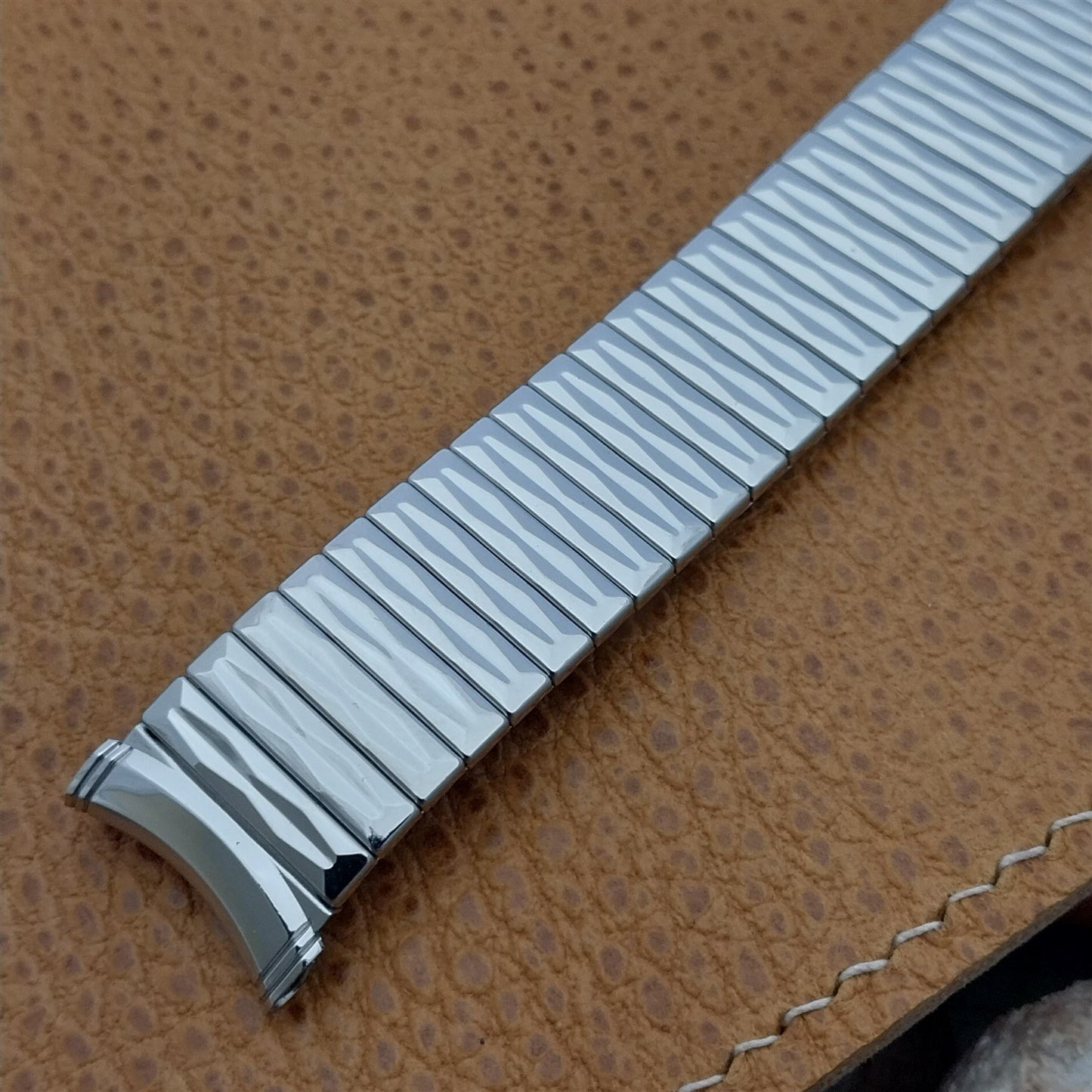 19mm 18mm Kreisler USA Stainless Steel Unused 1970s Vintage Watch Band