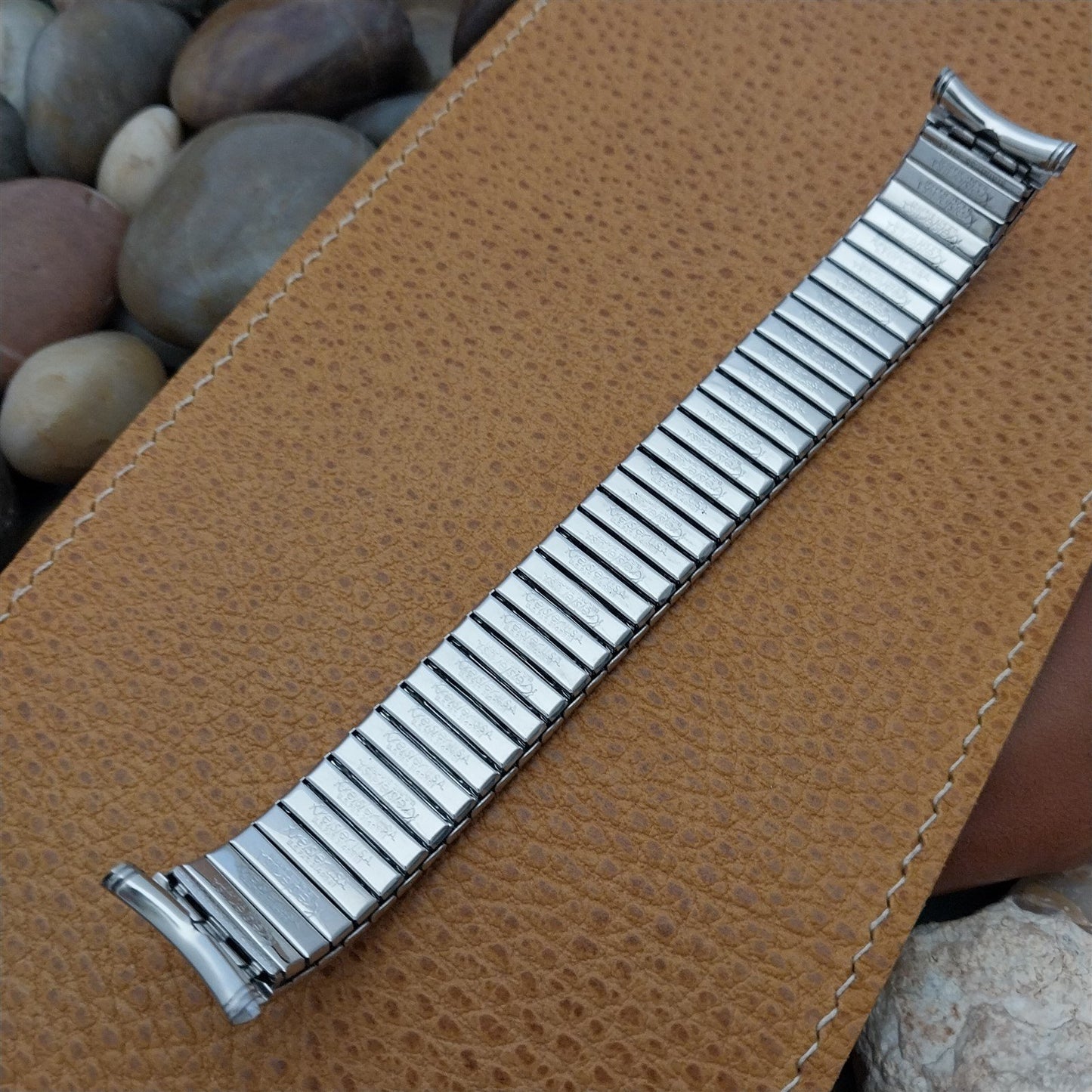 19mm 18mm Kreisler USA Stainless Steel Unused 1970s Vintage Watch Band