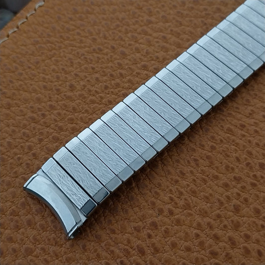 17.2mm Kreisler USA Stainless Steel nos 1970s Vintage Watch Band 11/16"