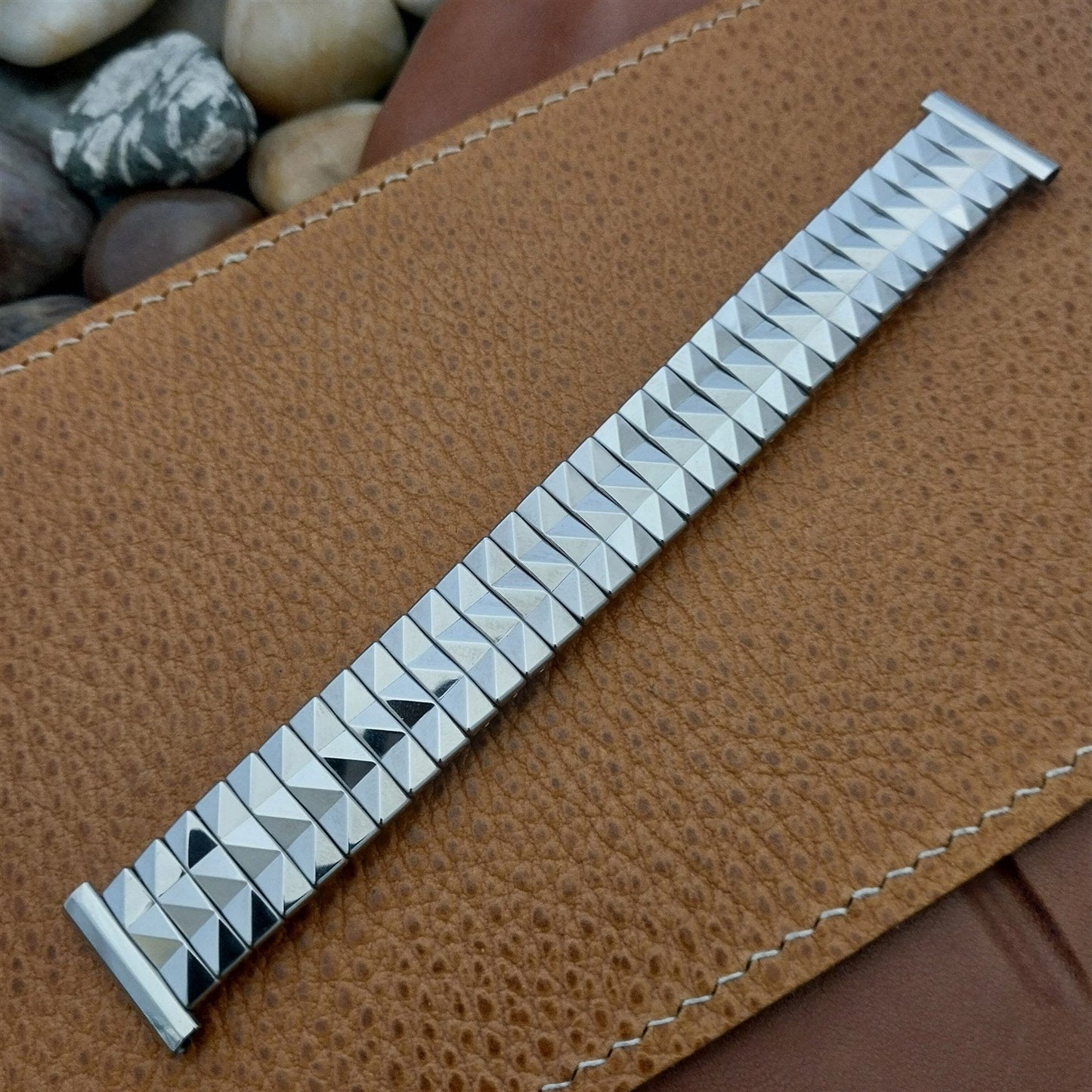 19mm 18mm 16mm Kreisler Stainless Steel nos Unused 1960s Vintage Watch Band