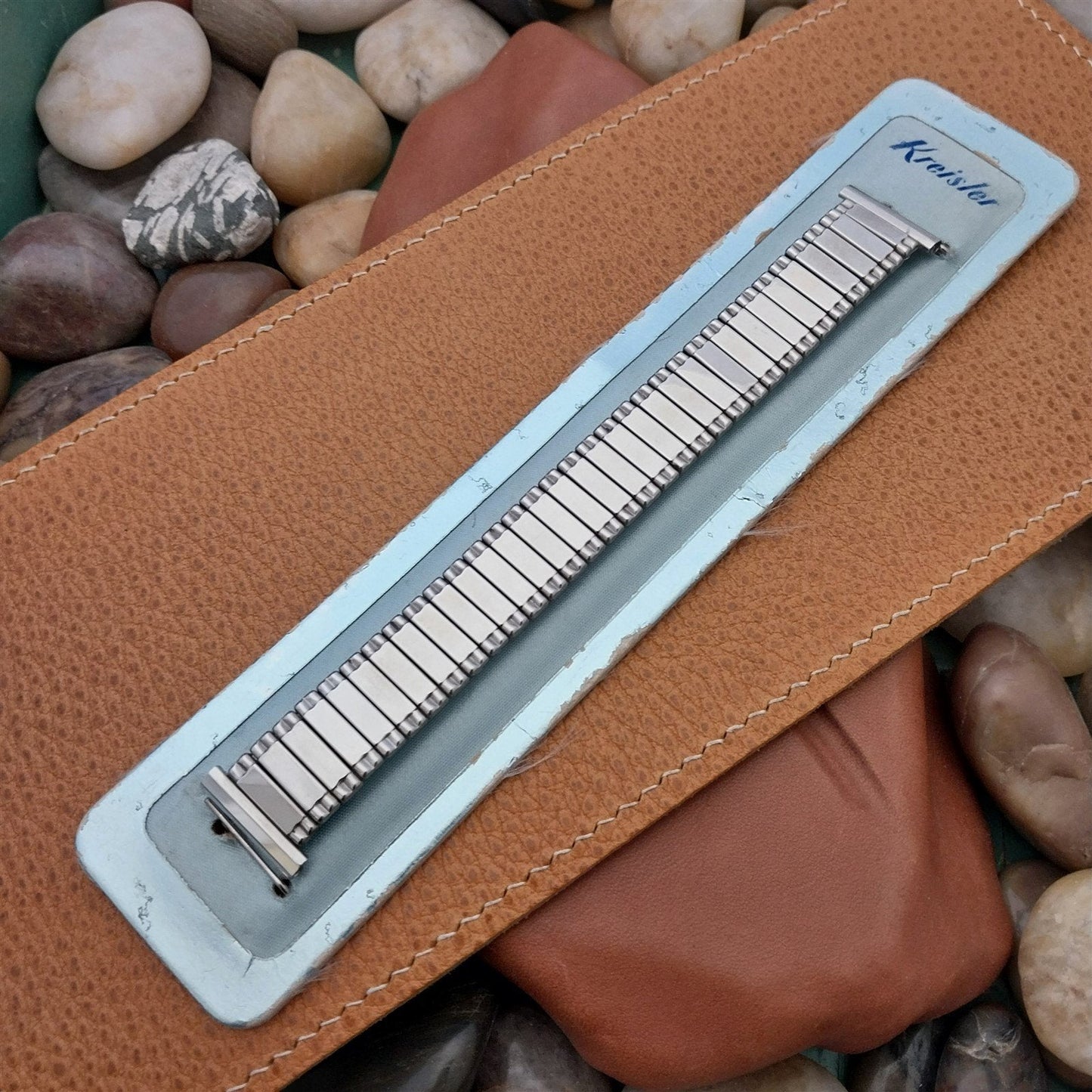 Vintage 19mm 18mm 16mm Kreisler Stainless Steel Stretch Unused 1960s Watch Band