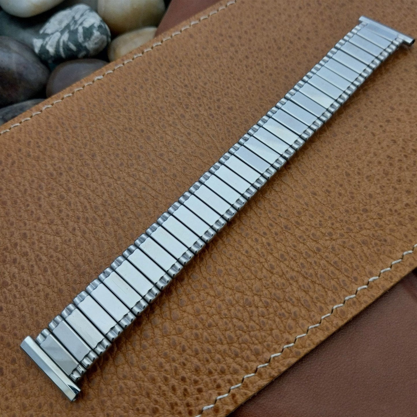 Vintage 19mm 18mm 16mm Kreisler Stainless Steel Stretch Unused 1960s Watch Band