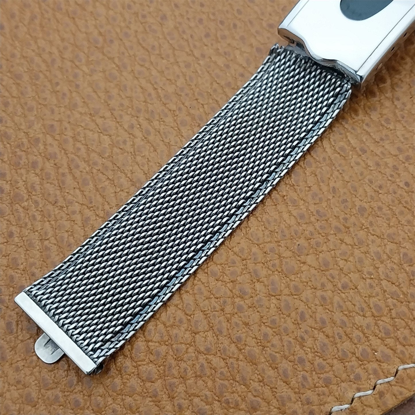 Vintage 17.2mm Stainless Steel Mesh Kreisler USA nos 1960s Watch Band