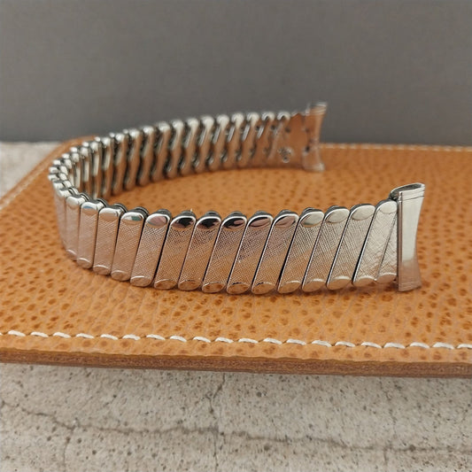 16mm 18mm 19mm Long Stainless Steel Expansion 1960s nos Vintage Watch Band