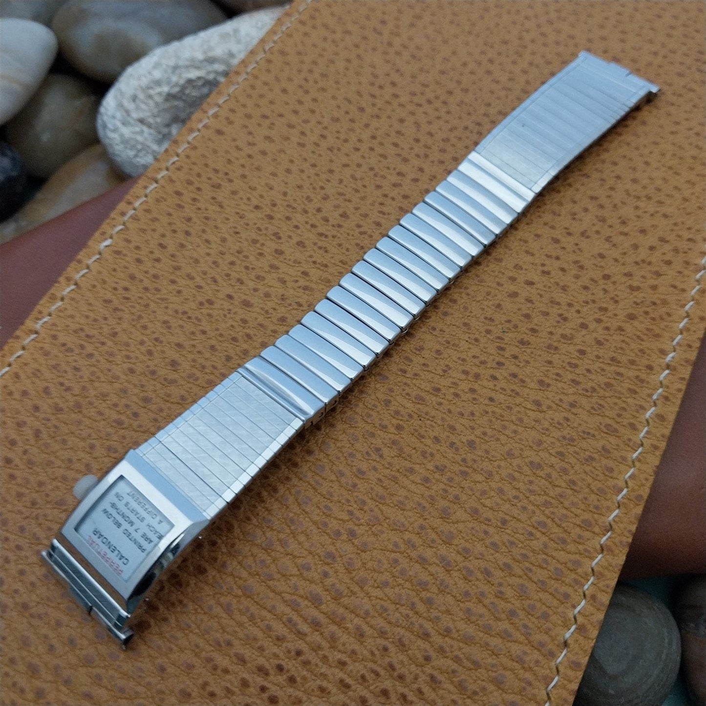 Stainless Steel Perpetual Calendar JB Champion 1960s Unused Vintage Watch Band