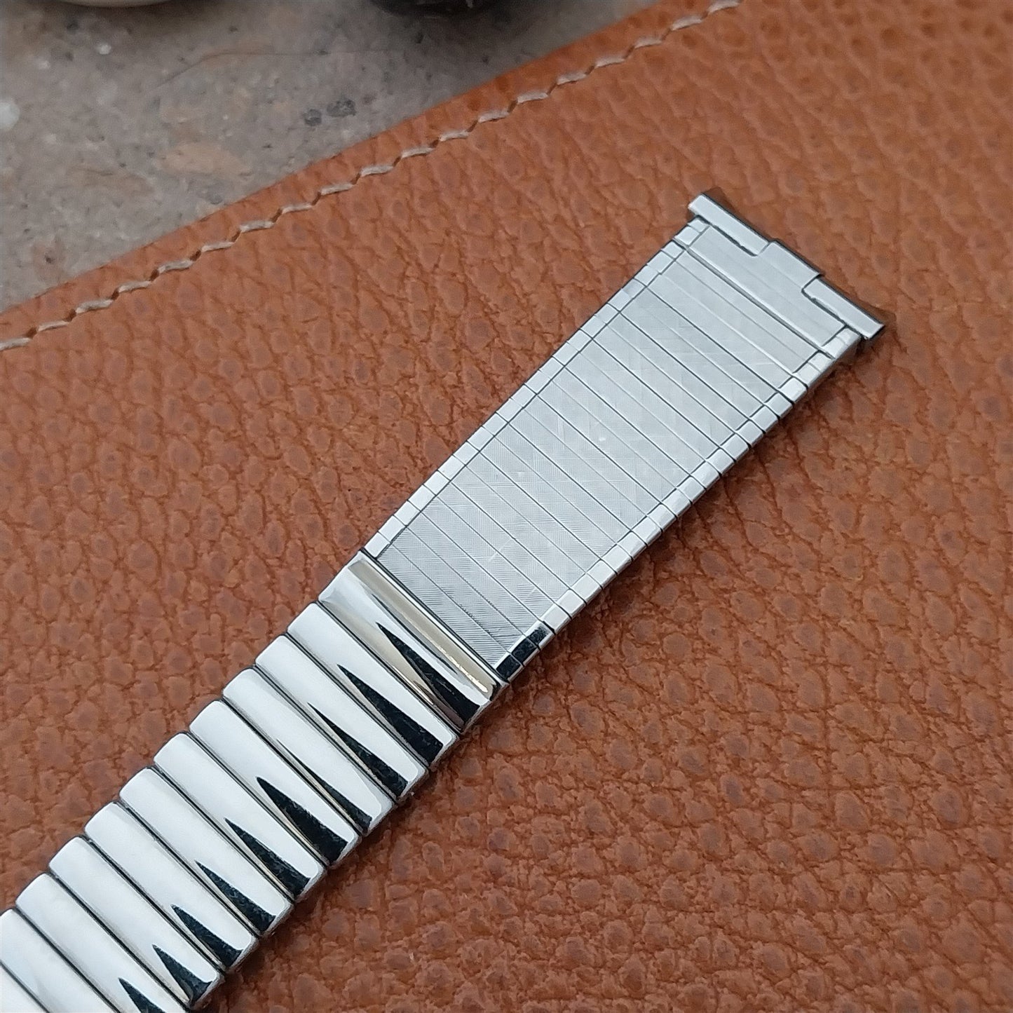 Stainless Steel Perpetual Calendar JB Champion 1960s Unused Vintage Watch Band