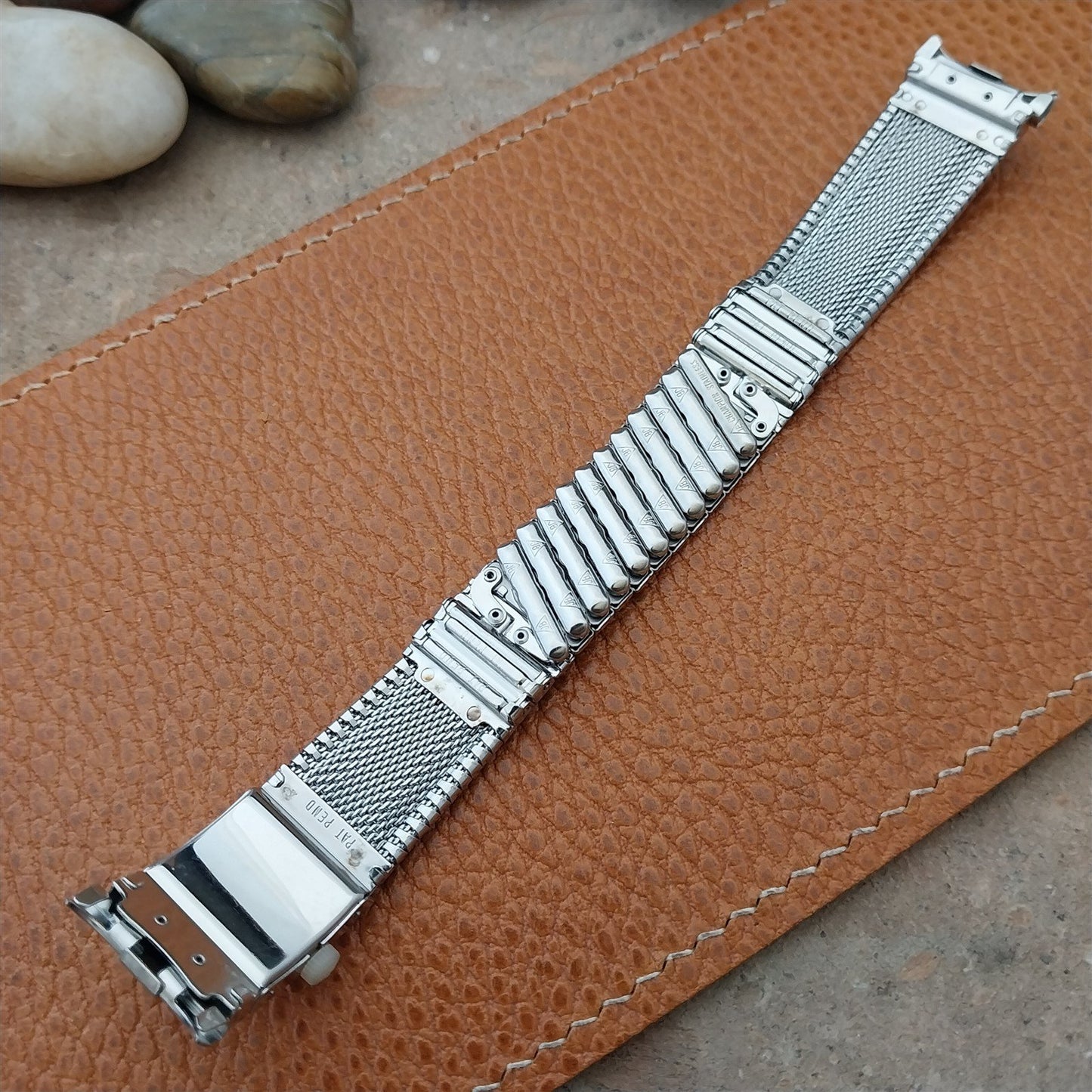 Stainless Steel Perpetual Calendar JB Champion 1960s Unused Vintage Watch Band