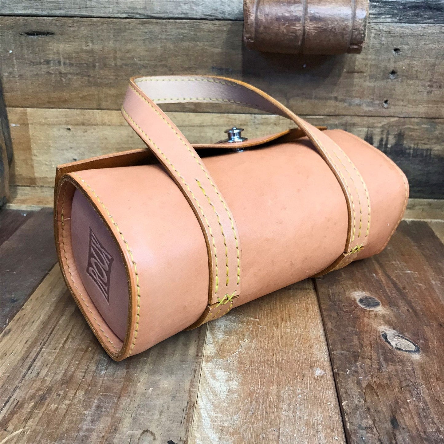 Handmade in California Classic Natural Leather Handbag Roux & ThatDarnHead