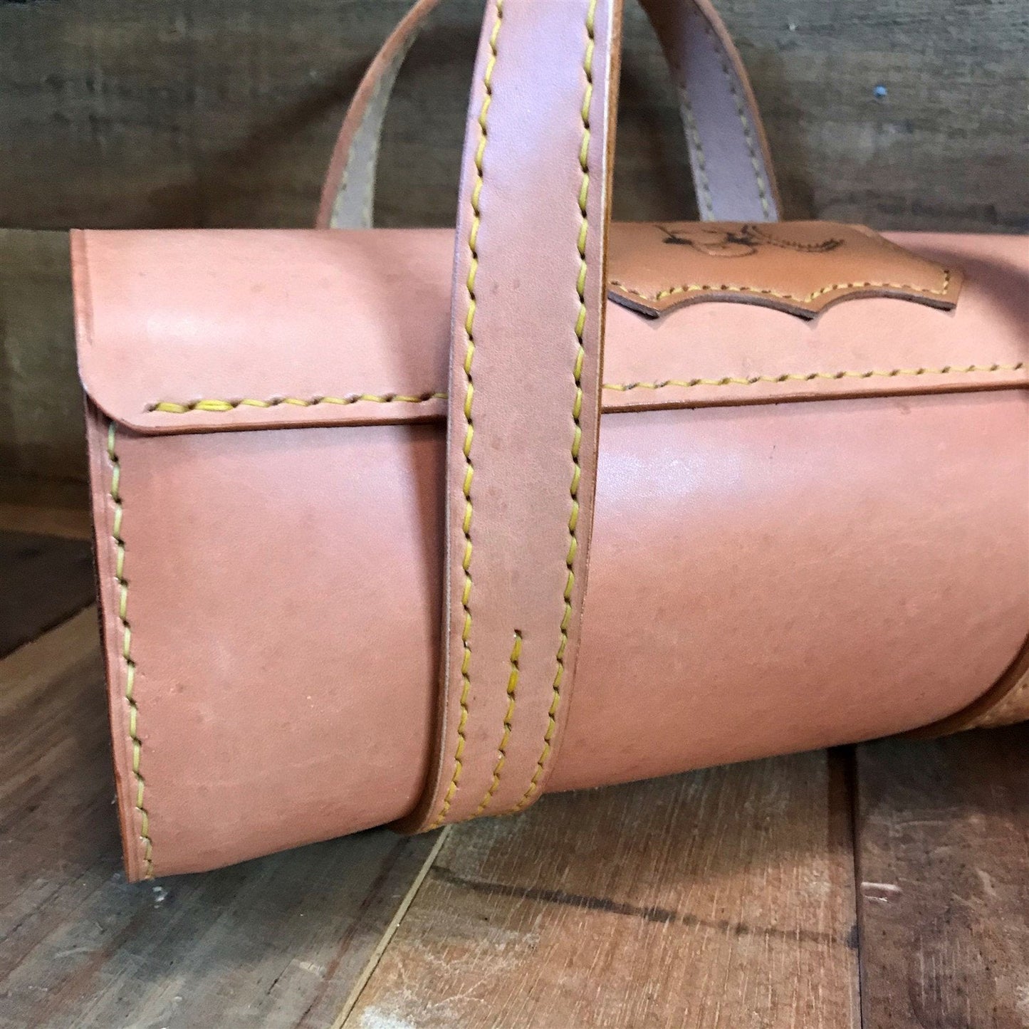 Handmade in California Classic Natural Leather Handbag Roux & ThatDarnHead