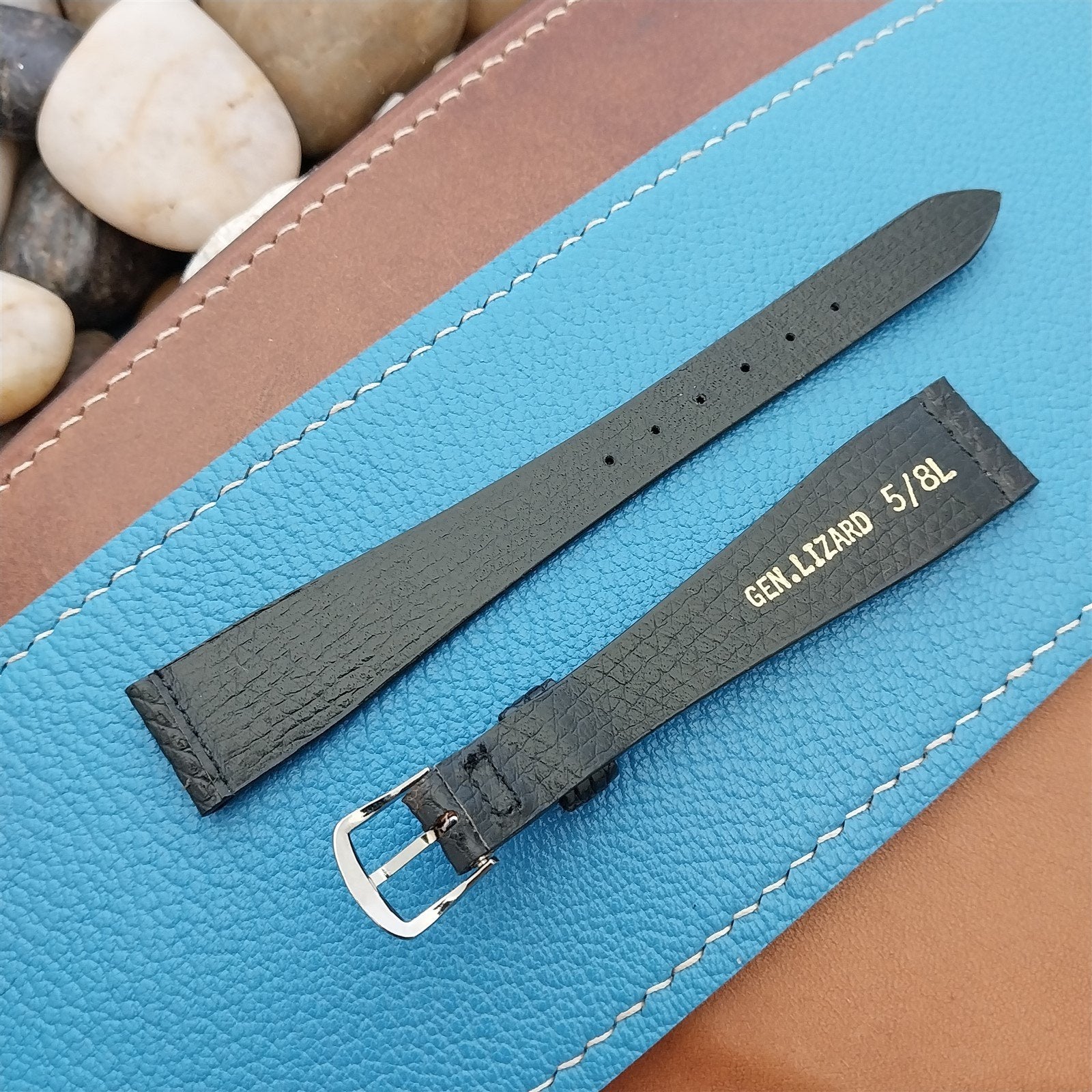 Ladies JB Champion Java Lizard 16mm nos 1970s Vintage Watch Band