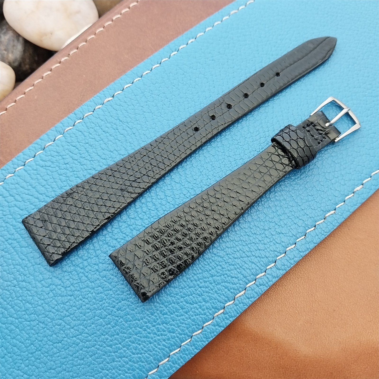 Ladies JB Champion Java Lizard 16mm nos 1970s Vintage Watch Band