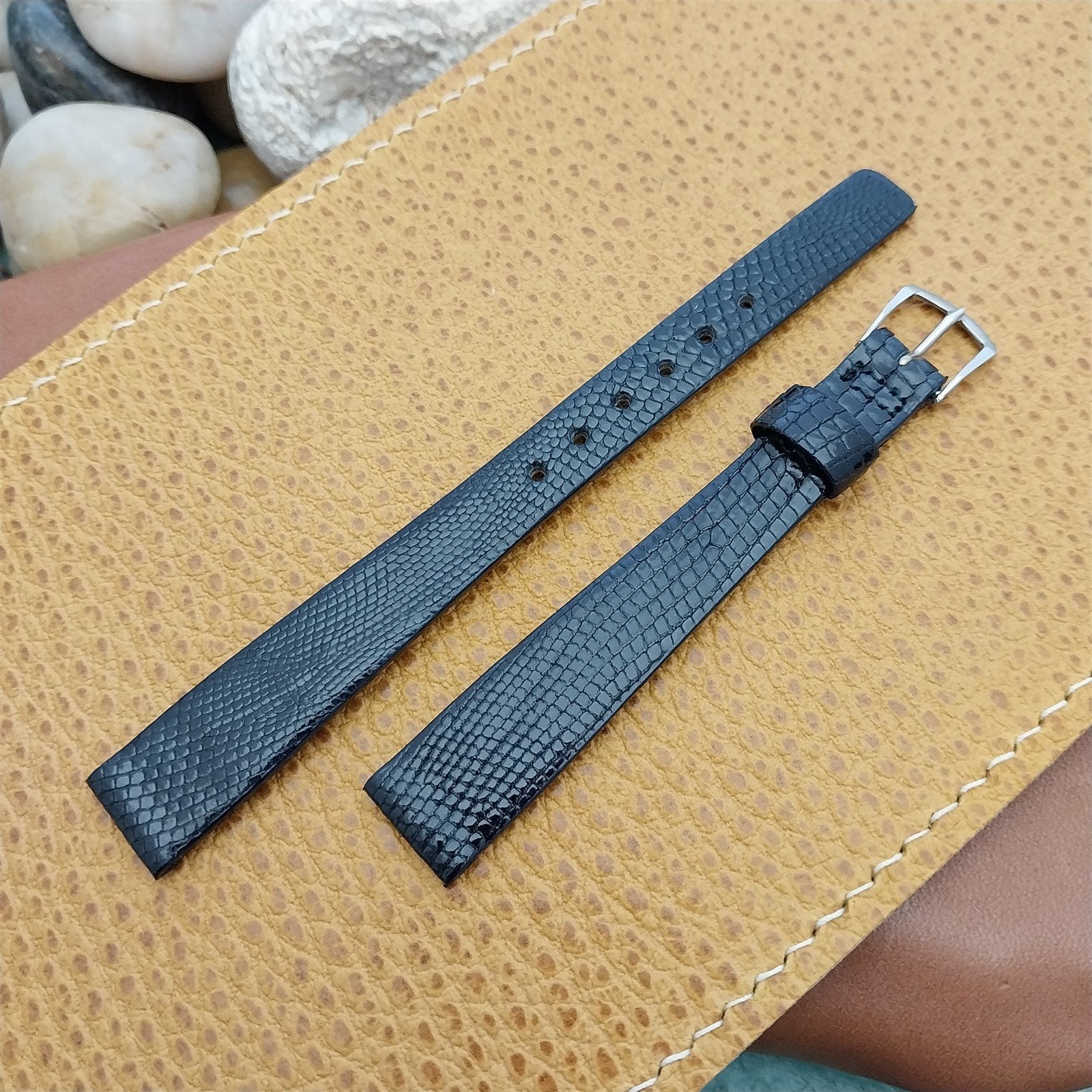 JB Champion Java Lizard 1/2" 13mm nos 1970s Vintage Watch Band