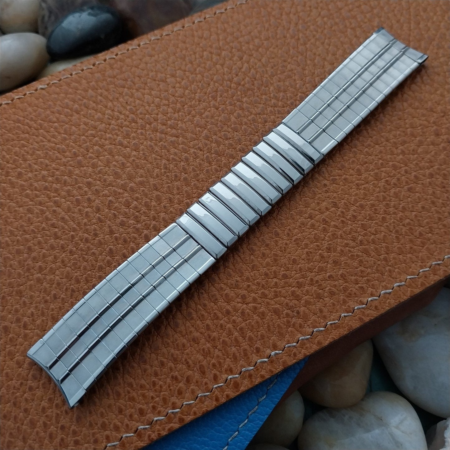 11/16" 17.2mm Stainless Steel Scott Unused nos 1970s Vintage Watch Band