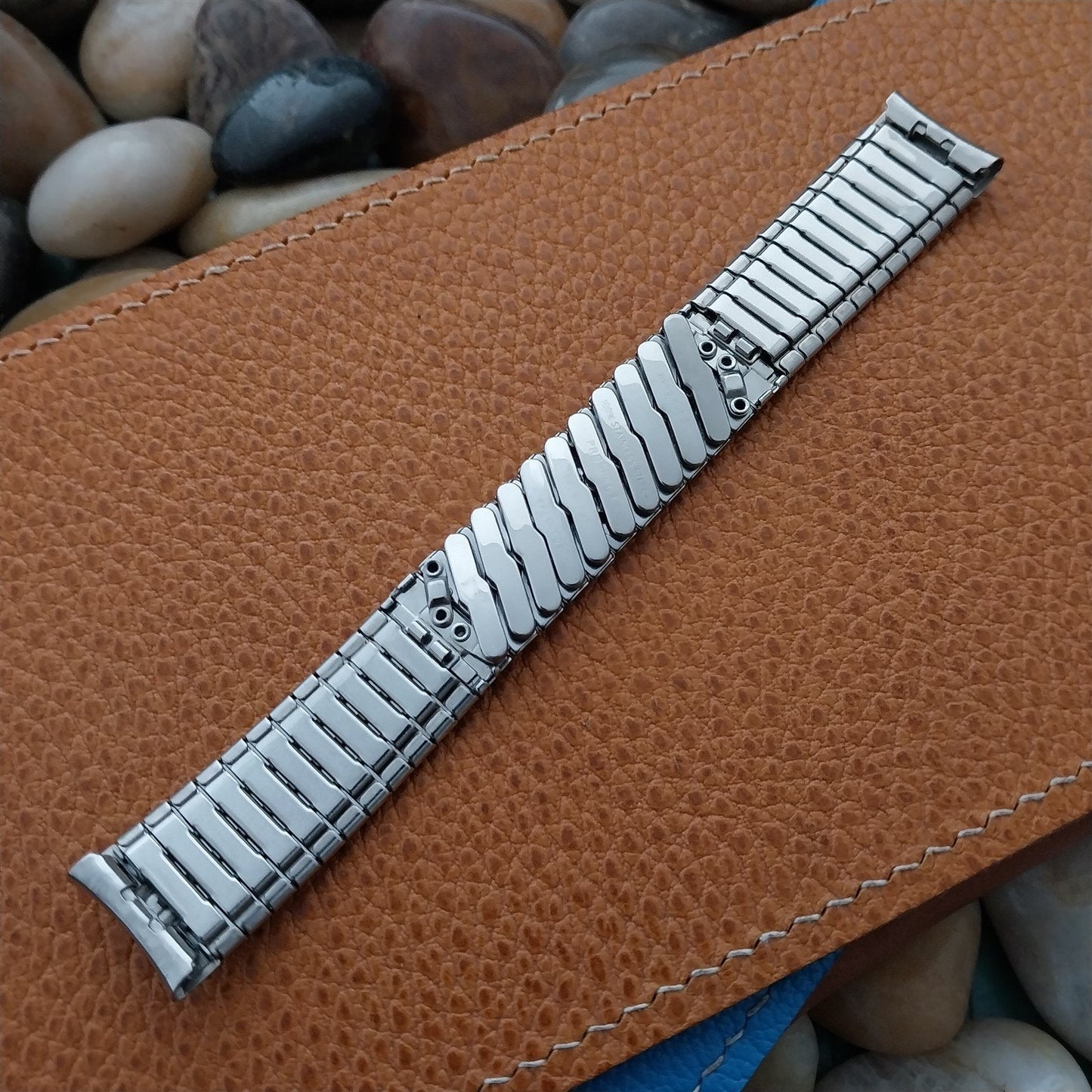 11/16" 17.2mm Stainless Steel Scott Unused nos 1970s Vintage Watch Band