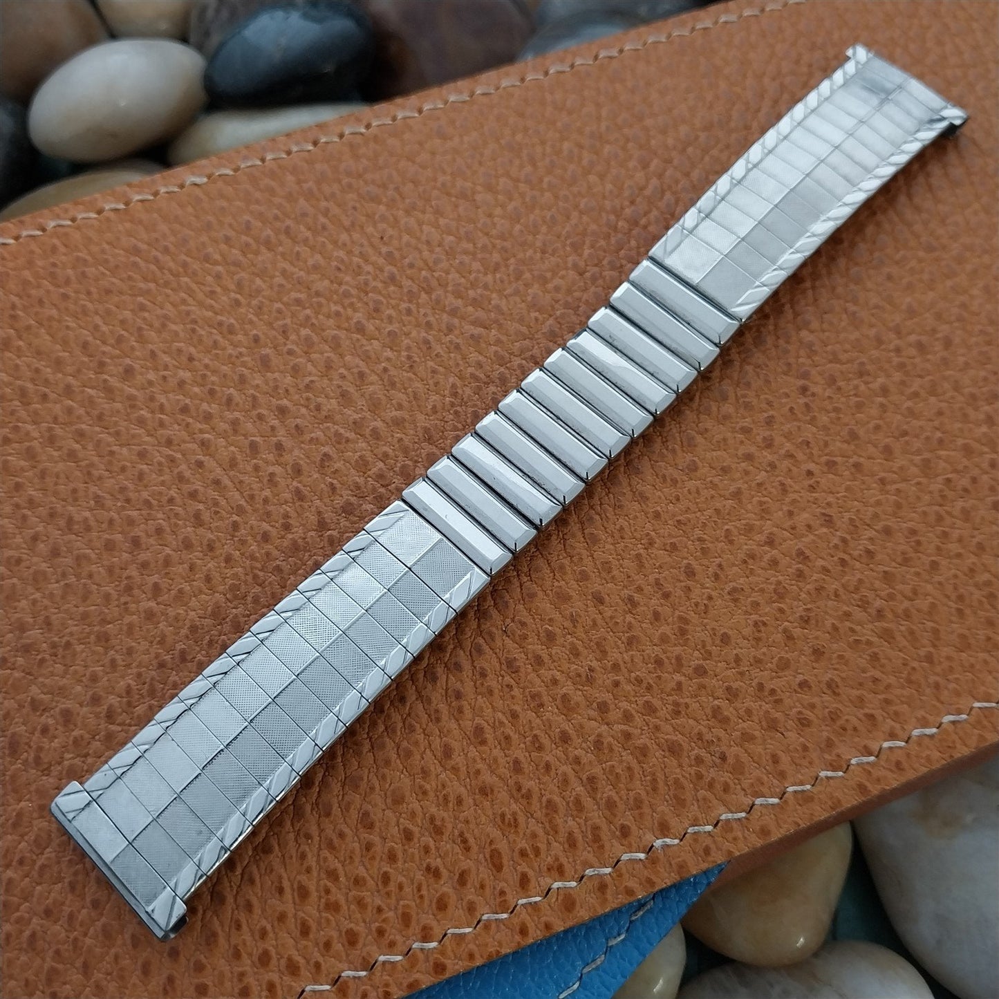 19mm 18mm 17mm Stainless Steel Unused nos Classic 1970s Vintage Watch Band