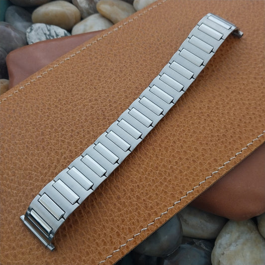 22mm 20mm Speidel Wide Stainless Steel Long Expansion Unused Vintage Watch Band