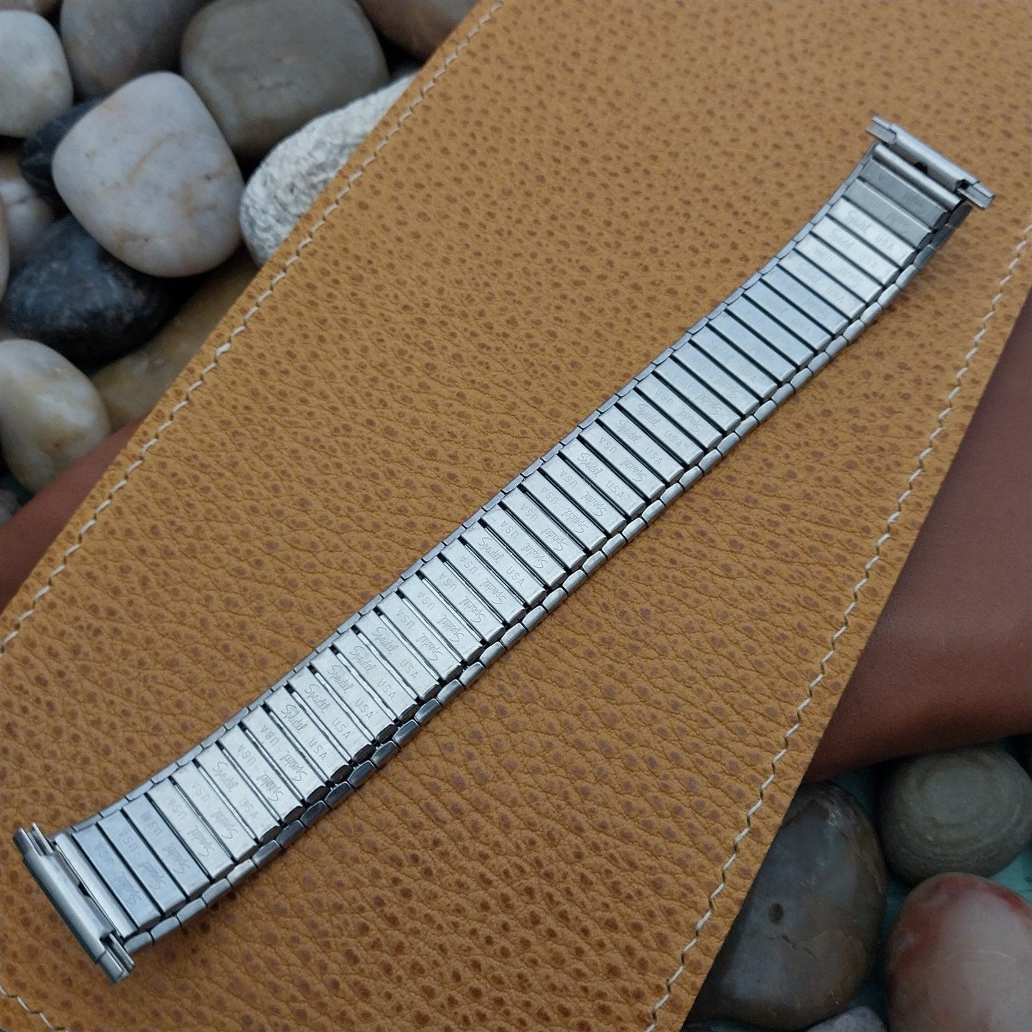 22mm 20mm Speidel Vintage Wide Stainless Steel Long Expansion nos Watch Band