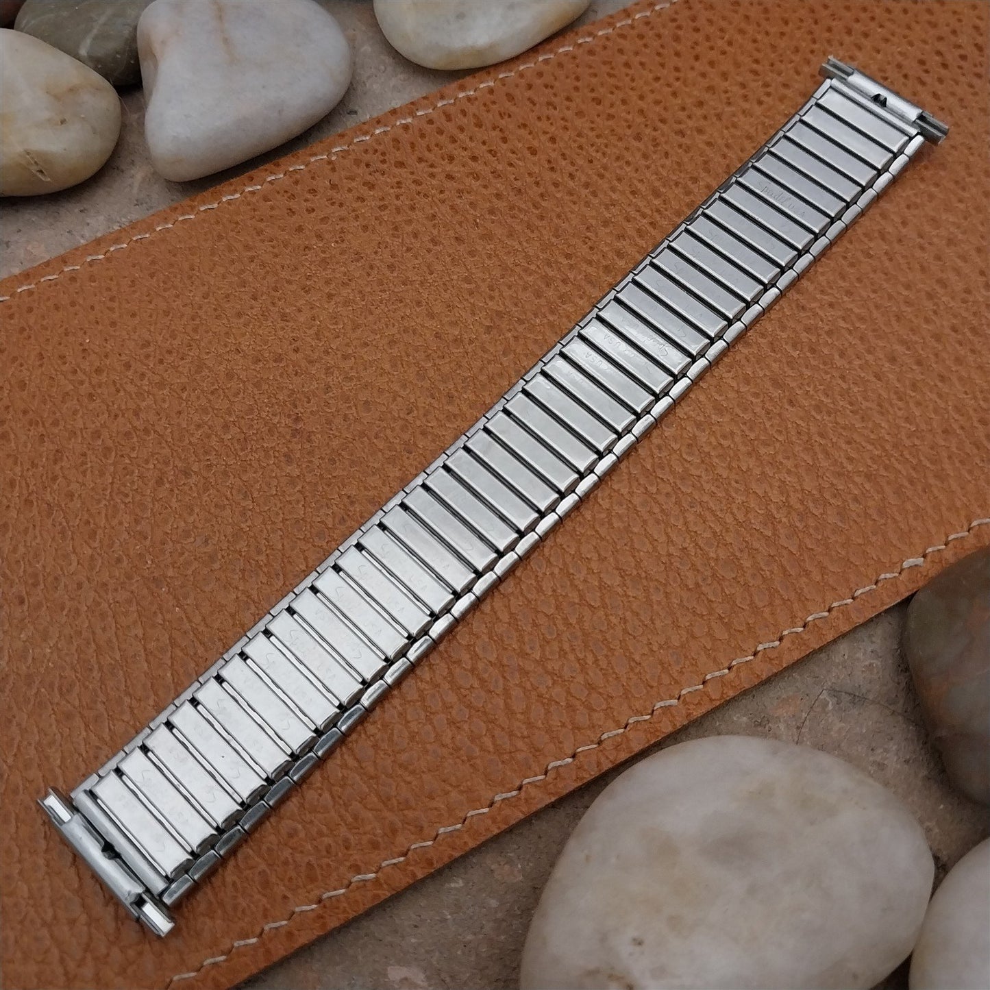 22mm 20mm Speidel Wide Stainless Steel Expansion Unused Vintage Watch Band