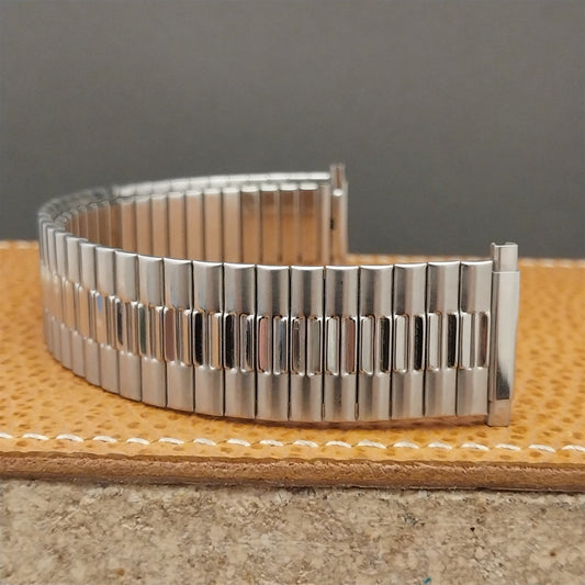 22mm 20mm Speidel Wide Stainless Steel Expansion Unused Vintage Watch Band