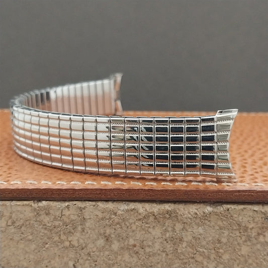 19mm 18mm Stainless Speidel Tribune Twistoflex Unused 1970s Vintage Watch Band