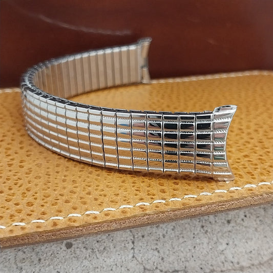 19mm 18mm Stainless Speidel Tribune Twistoflex Unused 1970s Vintage Watch Band