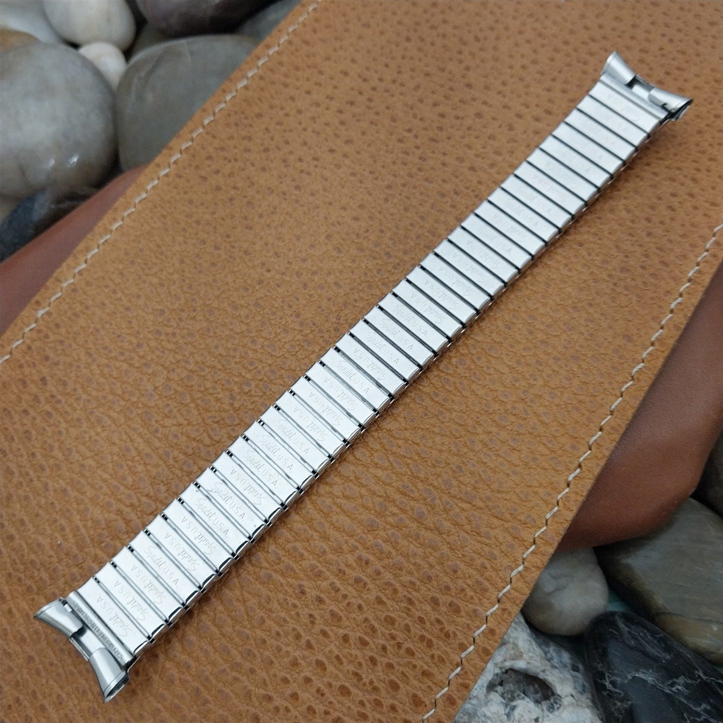 19mm 18mm Stainless Speidel Tribune Twistoflex Unused 1970s Vintage Watch Band