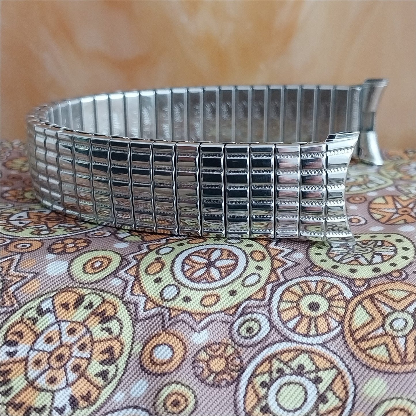 19mm 18mm Stainless Steel Speidel Tribune Unused 1970s Vintage Watch Band