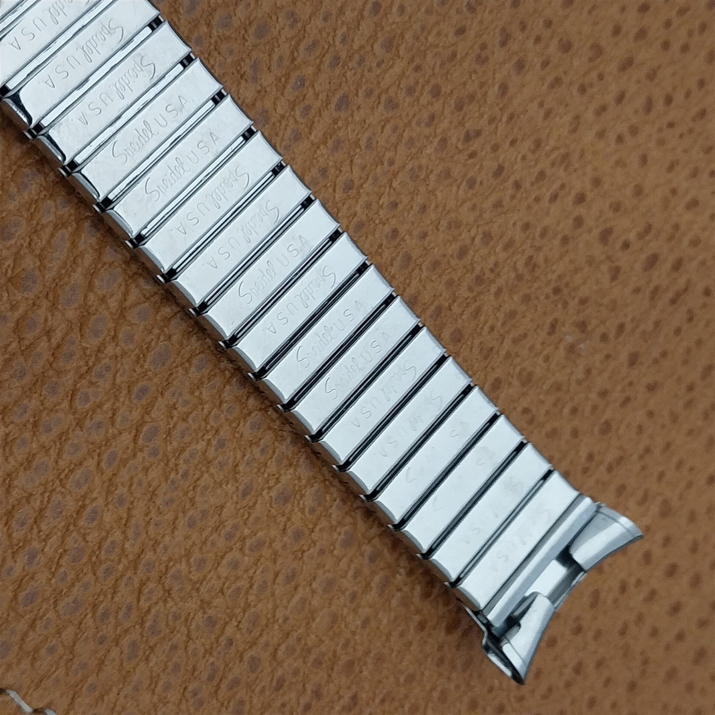 19mm 18mm Stainless Steel Long Speidel Tribune Twistoflex 70s Unused Watch Band