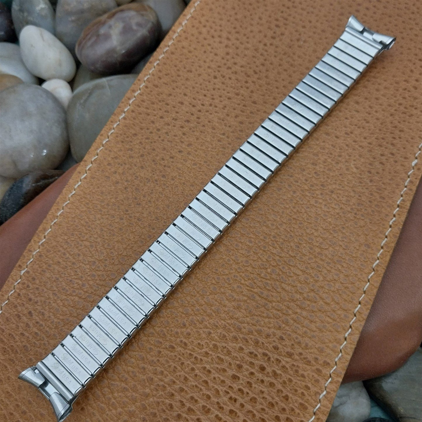 19mm 18mm Stainless Steel Long Speidel Tribune Twistoflex 70s Unused Watch Band