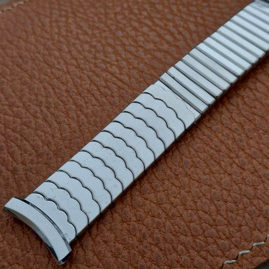 1958 Speidel Riptide 10k White Gold Filled Unused Vintage Watch Band