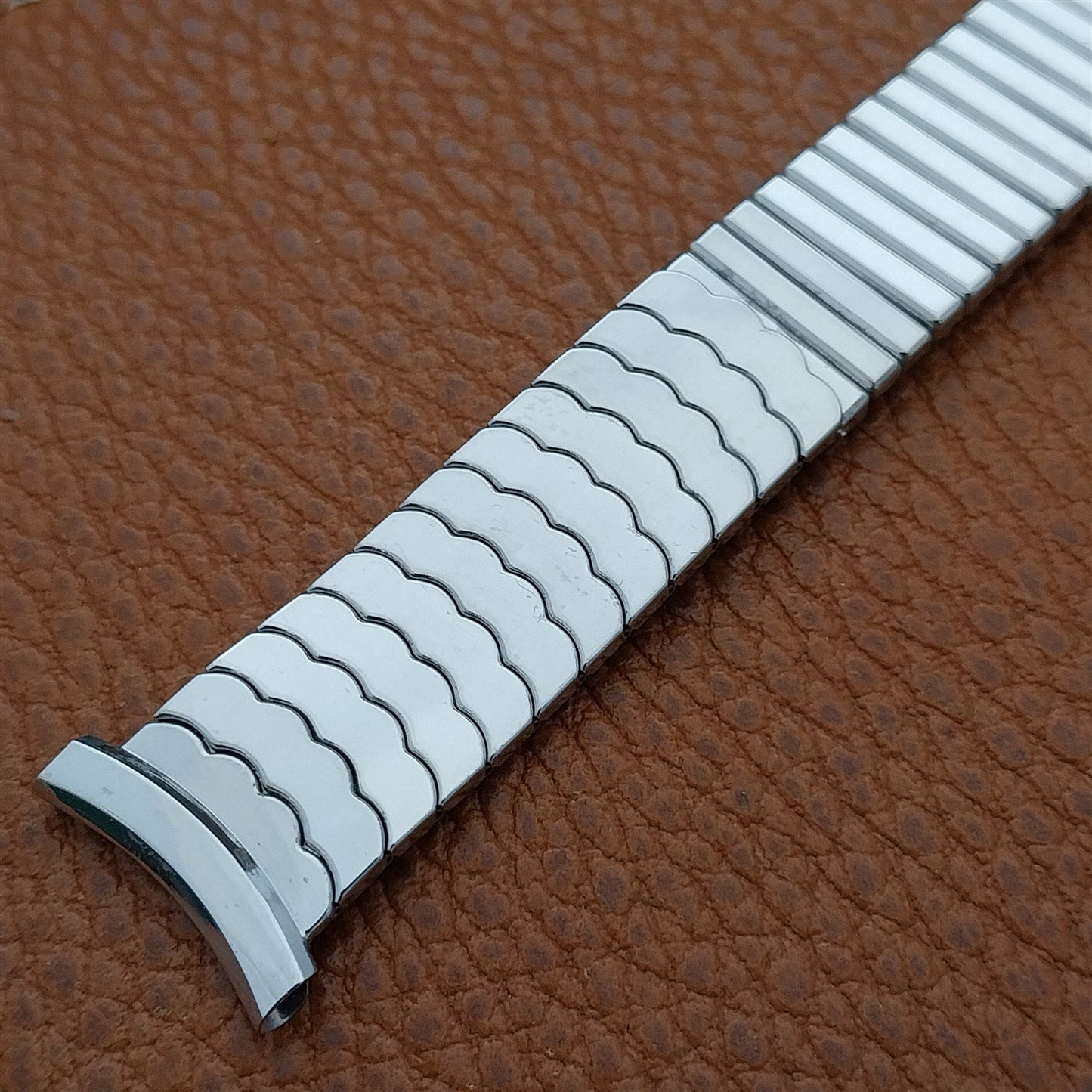 1958 Speidel Riptide 10k White Gold Filled Unused Vintage Watch Band