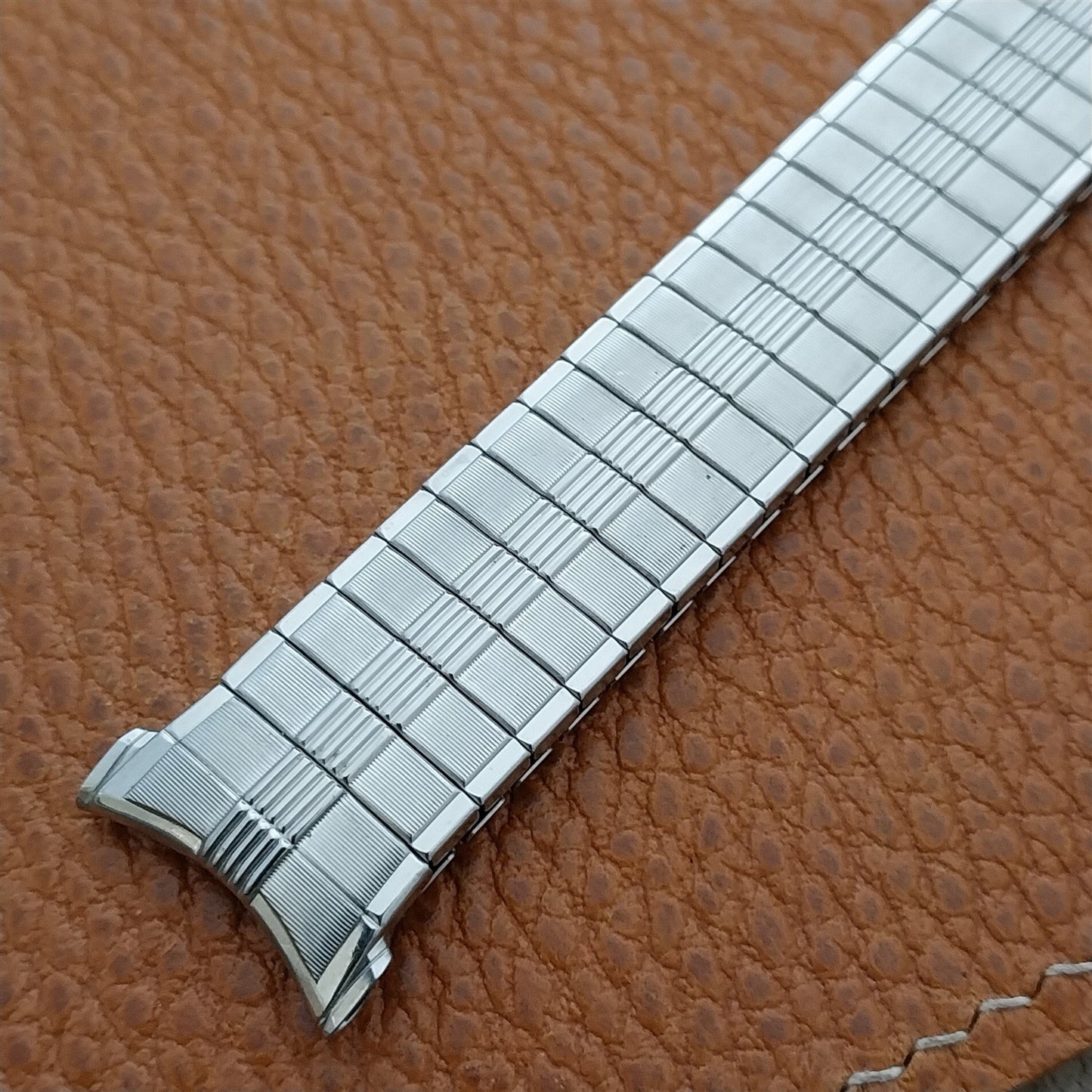 19mm 18mm Speidel Stainless Steel Thunderbird Unused 1970s Vintage Watch Band