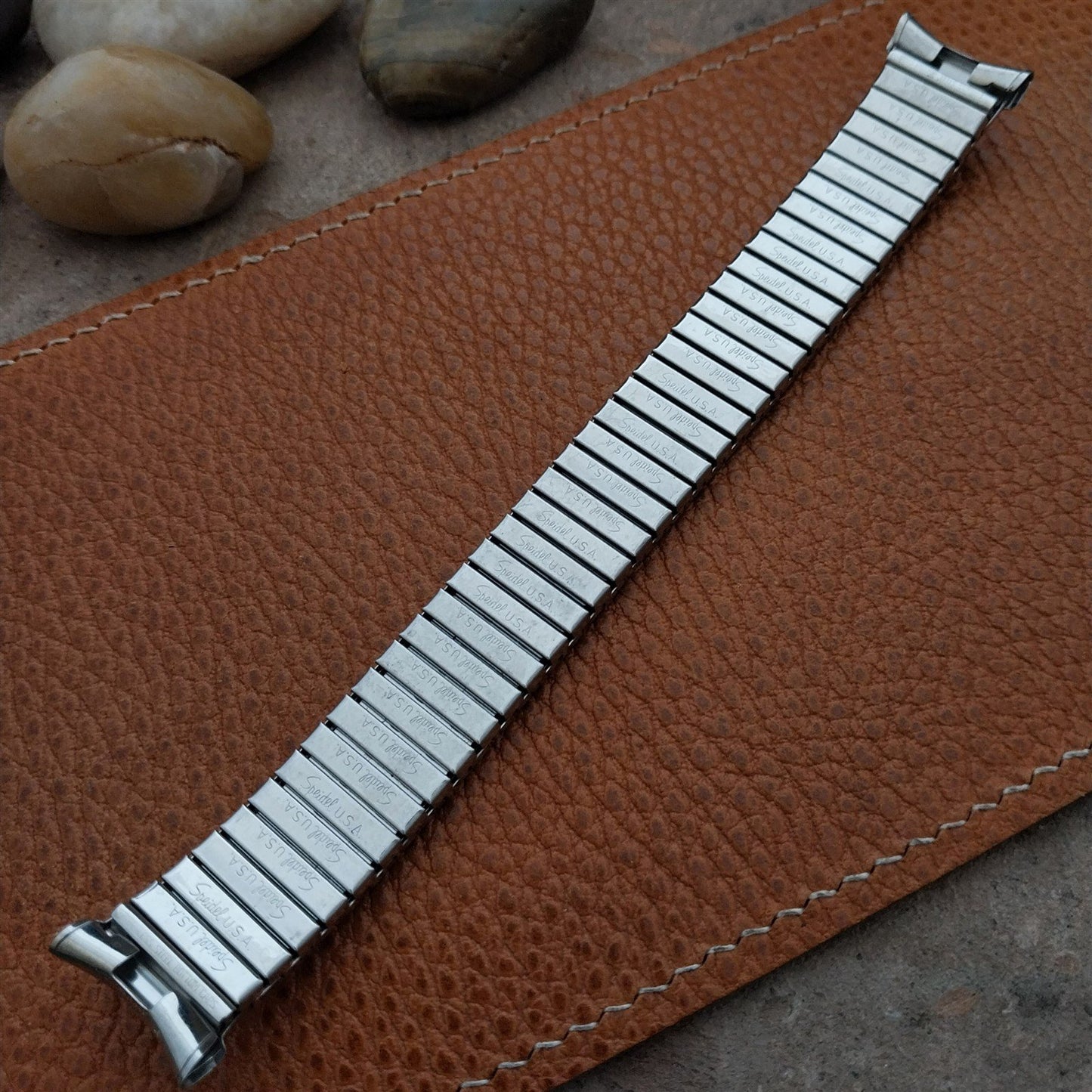 19mm 18mm Speidel Stainless Steel Thunderbird Unused 1970s Vintage Watch Band