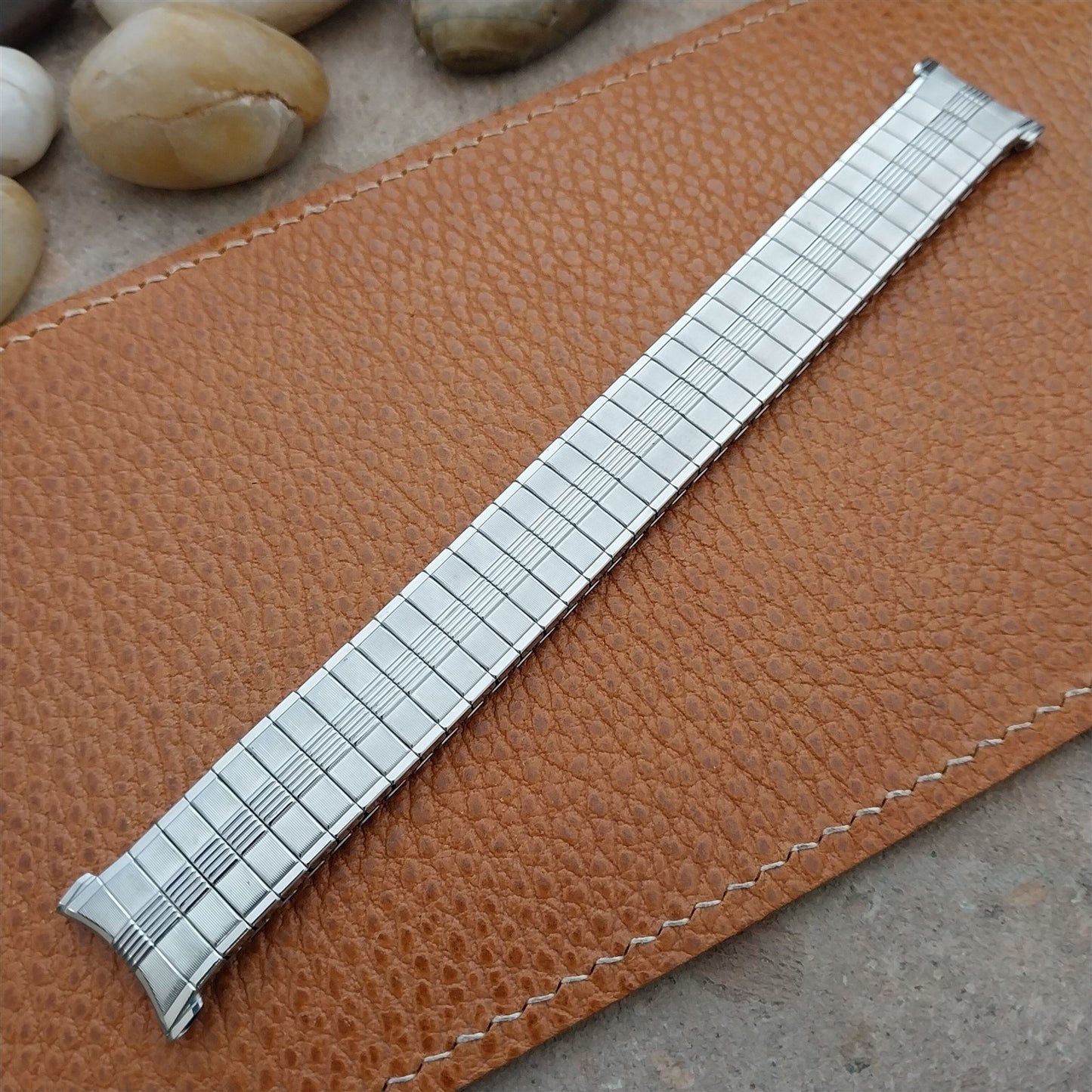 19mm 18mm Speidel Stainless Steel Thunderbird Unused 1970s Vintage Watch Band