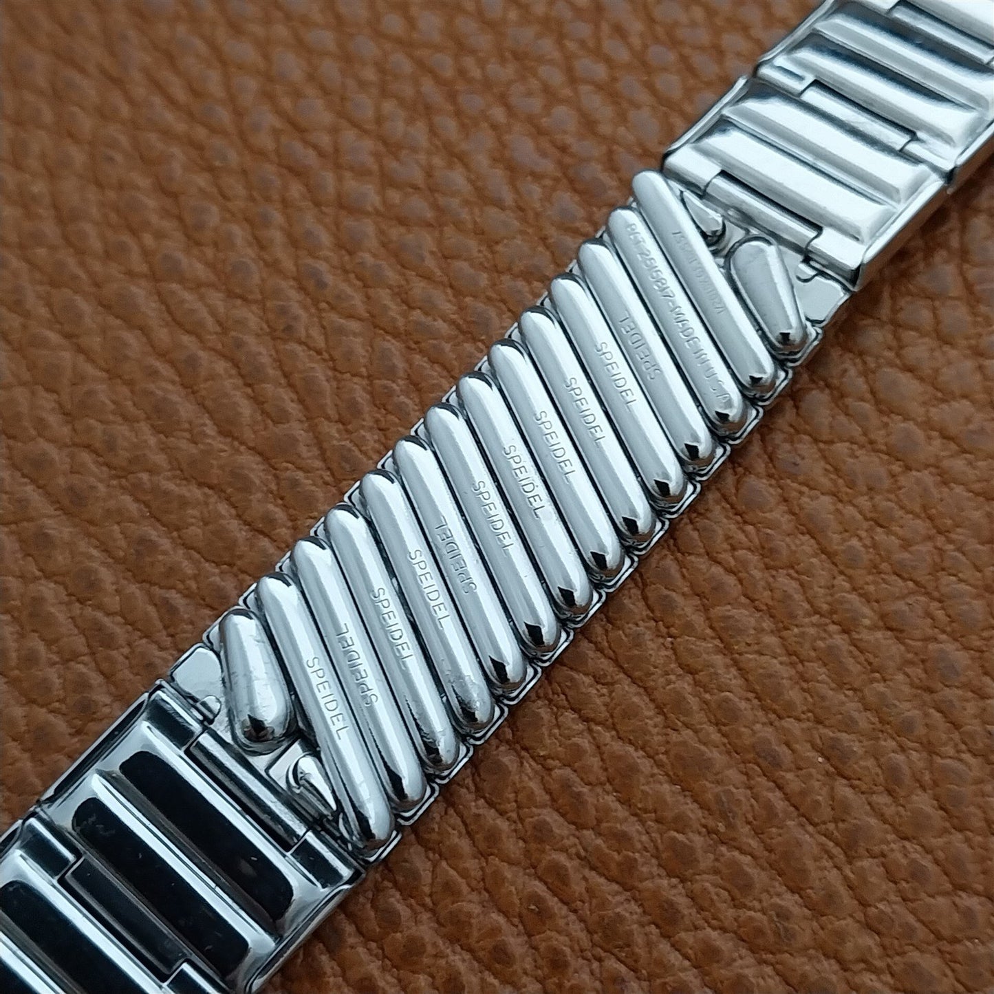 1957 Vintage 19mm 18mm 16mm Speidel White Gold Filled Unused Classic Watch Band