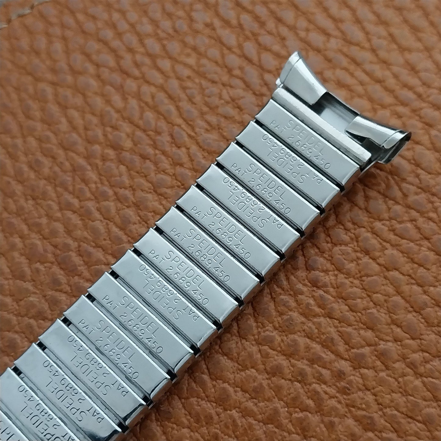 1969 Vintage Speidel Thunderbird Stainless Steel 19mm 18mm 17mm NOSWatch Band