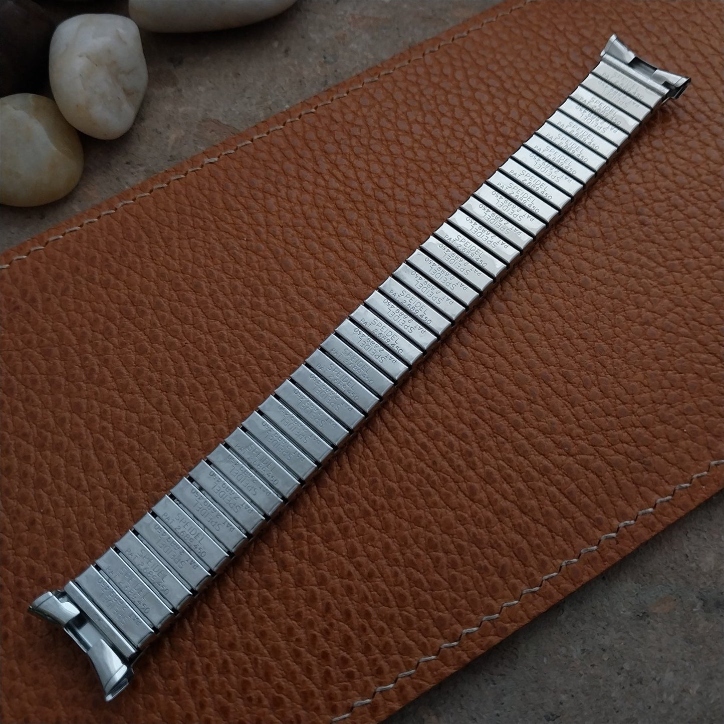 1969 Vintage Speidel Thunderbird Stainless Steel 19mm 18mm 17mm NOSWatch Band