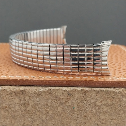 19mm 18mm 1970 Stainless Steel Speidel Tribune Unused Classic Stretch Watch Band
