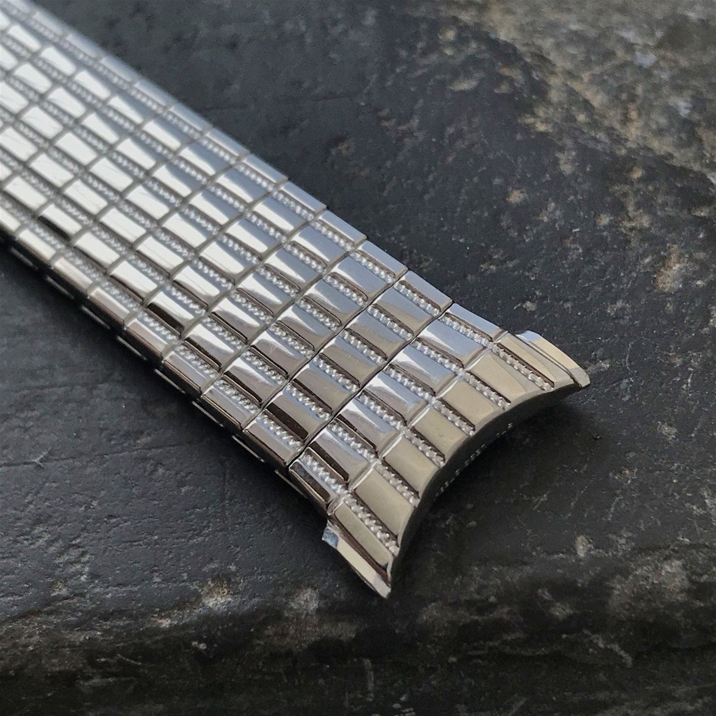 19mm 18mm 1970 Stainless Steel USA Speidel Expansion Unused Vintage Watch Band